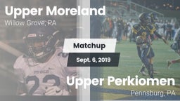 Matchup: Upper Moreland vs. Upper Perkiomen  2019