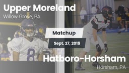 Matchup: Upper Moreland vs. Hatboro-Horsham  2019