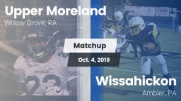 Matchup: Upper Moreland vs. Wissahickon  2019