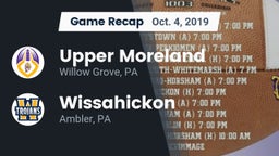 Recap: Upper Moreland  vs. Wissahickon  2019