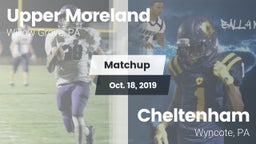 Matchup: Upper Moreland vs. Cheltenham  2019