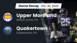 Recap: Upper Moreland  vs. Quakertown  2020