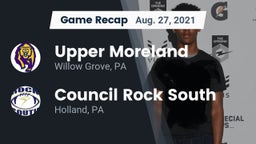 Recap: Upper Moreland  vs. Council Rock South  2021
