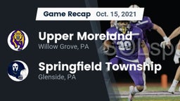 Recap: Upper Moreland  vs. Springfield Township  2021