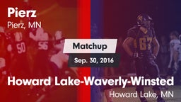 Matchup: Pierz vs. Howard Lake-Waverly-Winsted  2016