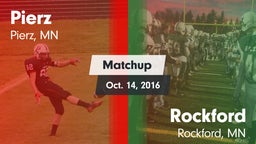 Matchup: Pierz vs. Rockford  2016