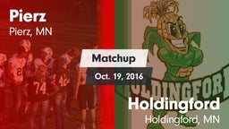 Matchup: Pierz vs. Holdingford  2016
