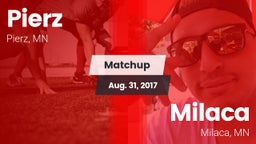 Matchup: Pierz vs. Milaca  2017
