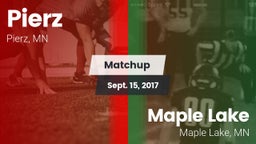 Matchup: Pierz vs. Maple Lake  2017
