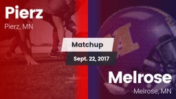 Matchup: Pierz vs. Melrose  2017