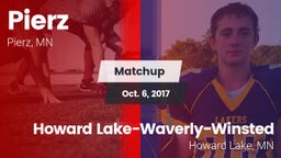 Matchup: Pierz vs. Howard Lake-Waverly-Winsted  2017