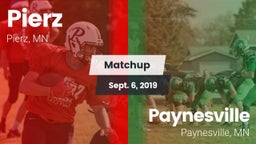 Matchup: Pierz vs. Paynesville  2019