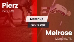 Matchup: Pierz vs. Melrose  2020