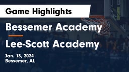 Bessemer Academy  vs Lee-Scott Academy Game Highlights - Jan. 13, 2024
