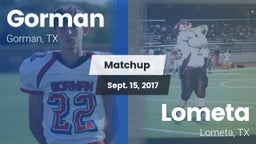 Matchup: Gorman vs. Lometa  2017