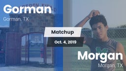 Matchup: Gorman vs. Morgan  2019