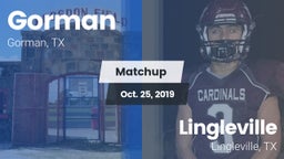 Matchup: Gorman vs. Lingleville  2019