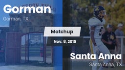 Matchup: Gorman vs. Santa Anna  2019