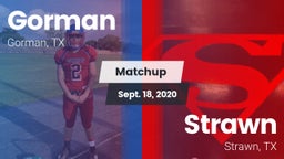 Matchup: Gorman vs. Strawn  2020