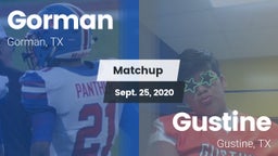 Matchup: Gorman vs. Gustine  2020