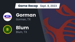 Recap: Gorman  vs. Blum  2023