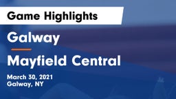 Galway  vs Mayfield Central Game Highlights - March 30, 2021