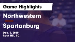 Northwestern  vs Spartanburg  Game Highlights - Dec. 5, 2019