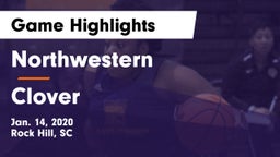 Northwestern  vs Clover  Game Highlights - Jan. 14, 2020