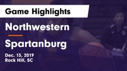Northwestern  vs Spartanburg  Game Highlights - Dec. 13, 2019