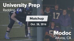 Matchup: University Prep vs. Modoc  2016