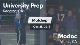 Matchup: University Prep vs. Modoc  2016
