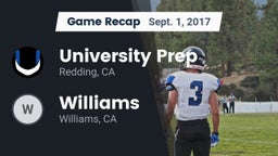 Recap: University Prep  vs. Williams  2017