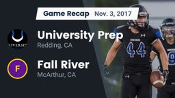 Recap: University Prep  vs. Fall River  2017