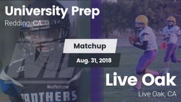 Matchup: University Prep vs. Live Oak  2018