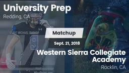 Matchup: University Prep vs. Western Sierra Collegiate Academy 2018