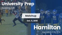 Matchup: University Prep vs. Hamilton  2018