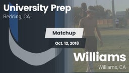 Matchup: University Prep vs. Williams  2018