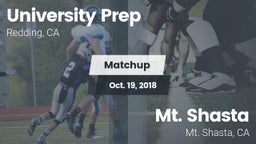 Matchup: University Prep vs. Mt. Shasta  2018