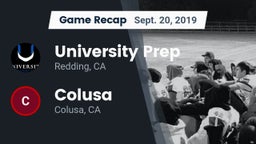 Recap: University Prep  vs. Colusa  2019