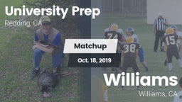 Matchup: University Prep vs. Williams  2019