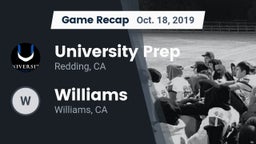 Recap: University Prep  vs. Williams  2019