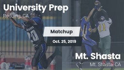 Matchup: University Prep vs. Mt. Shasta  2019