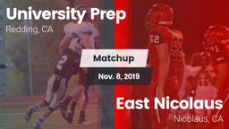 Matchup: University Prep vs. East Nicolaus  2019