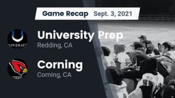 Recap: University Prep  vs. Corning  2021
