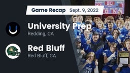 Recap: University Prep  vs. Red Bluff  2022