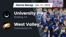 Recap: University Prep  vs. West Valley  2022