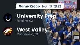 Recap: University Prep  vs. West Valley  2022