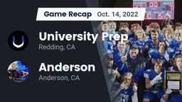 Recap: University Prep  vs. Anderson  2022