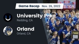 Recap: University Prep  vs. Orland  2022