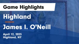 Highland  vs James I. O'Neill  Game Highlights - April 12, 2023